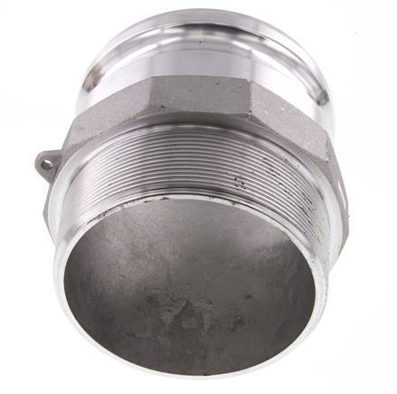 Camlock DN 90 (4'') Koppeling AluminiumR 4'' met buitendraad Type F MIL-C-27487
