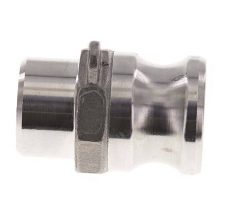 Camlock DN 20 (3/4'') Koppeling RVS met lasuiteinde (26.9 mm) Type F (AS) MIL-C-27487