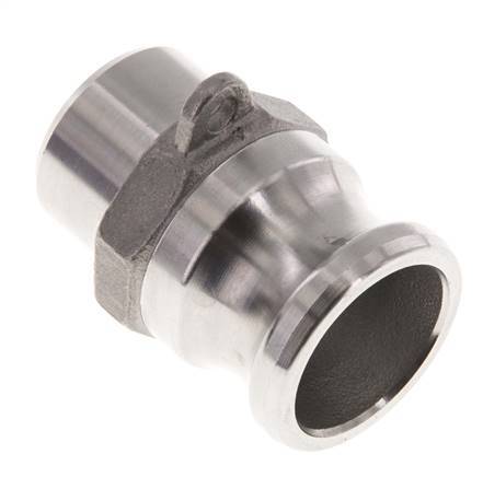 Camlock DN 20 (3/4'') Koppeling RVS met lasuiteinde (26.9 mm) Type F (AS) MIL-C-27487