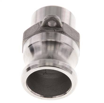 Camlock DN 20 (3/4'') Koppeling RVS met lasuiteinde (26.9 mm) Type F (AS) MIL-C-27487