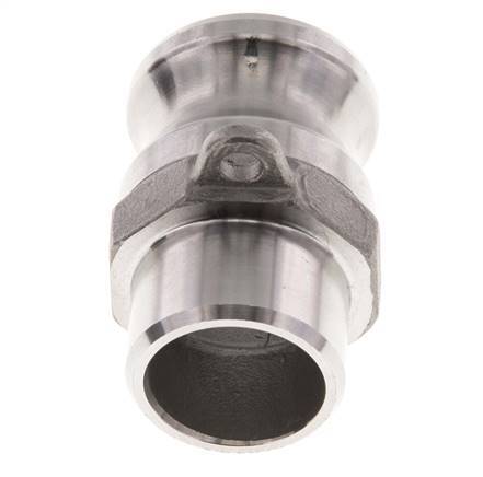 Camlock DN 20 (3/4'') Koppeling RVS met lasuiteinde (26.9 mm) Type F (AS) MIL-C-27487