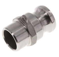 Camlock DN 25 (1'') Koppeling RVS met lasuiteinde (33.7 mm) Type F (AS) MIL-C-27487