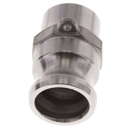 Camlock DN 25 (1'') Koppeling RVS met lasuiteinde (33.7 mm) Type F (AS) MIL-C-27487