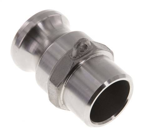 Camlock DN 25 (1'') Koppeling RVS met lasuiteinde (33.7 mm) Type F (AS) MIL-C-27487