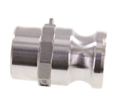 Camlock DN 32 (1 1/4'') Koppeling RVS met lasuiteinde (42.4 mm) Type F (AS) MIL-C-27487