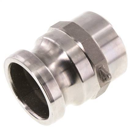 Camlock DN 50 (2'') Koppeling RVS met lasuiteinde (60.3 mm) Type F (AS) MIL-C-27487