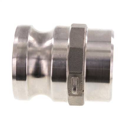 Camlock DN 50 (2'') Koppeling RVS met lasuiteinde (60.3 mm) Type F (AS) MIL-C-27487