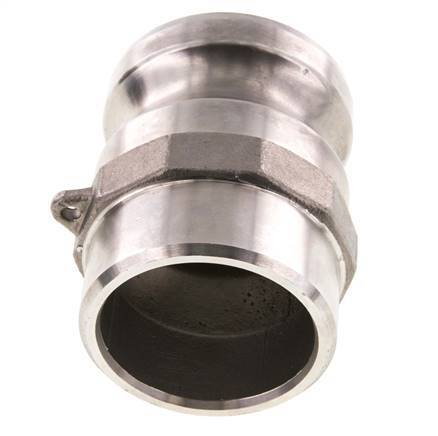 Camlock DN 50 (2'') Koppeling RVS met lasuiteinde (60.3 mm) Type F (AS) MIL-C-27487