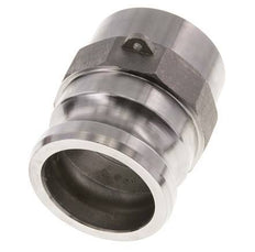 Camlock DN 60 (2 1/2'') Koppeling RVS met lasuiteinde (76.1 mm) Type F (AS) MIL-C-27487
