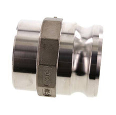 Camlock DN 75 (3'') Koppeling RVS met lasuiteinde (88.9 mm) Type F (AS) MIL-C-27487