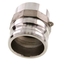 Camlock DN 75 (3'') Koppeling RVS met lasuiteinde (88.9 mm) Type F (AS) MIL-C-27487