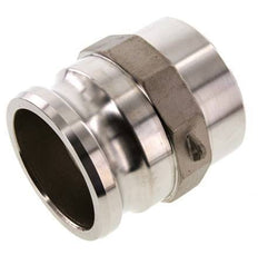 Camlock DN 75 (3'') Koppeling RVS met lasuiteinde (88.9 mm) Type F (AS) MIL-C-27487