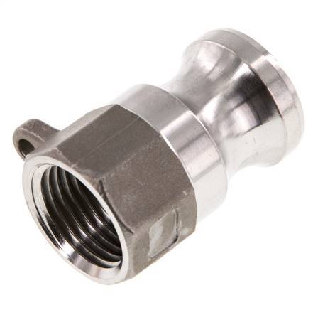 Camlock DN 15 (1/2'') Koppeling RvsRp 1/2'' met binnendraad Type A MIL-C-27487