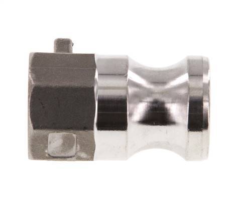 Camlock DN 15 (1/2'') Koppeling RvsRp 1/2'' met binnendraad Type A MIL-C-27487