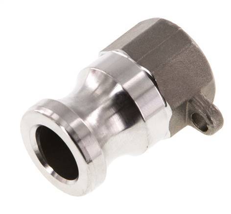 Camlock DN 15 (1/2'') Koppeling RvsRp 1/2'' met binnendraad Type A MIL-C-27487