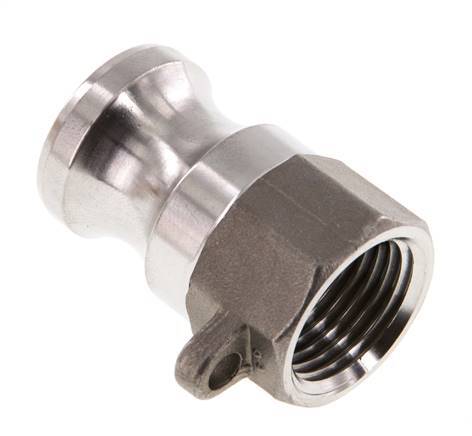 Camlock DN 15 (1/2'') Koppeling RvsRp 1/2'' met binnendraad Type A MIL-C-27487