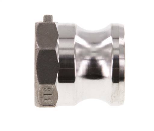 Camlock DN 20 (3/4'') Koppeling RvsRp 3/4'' met binnendraad Type A MIL-C-27487