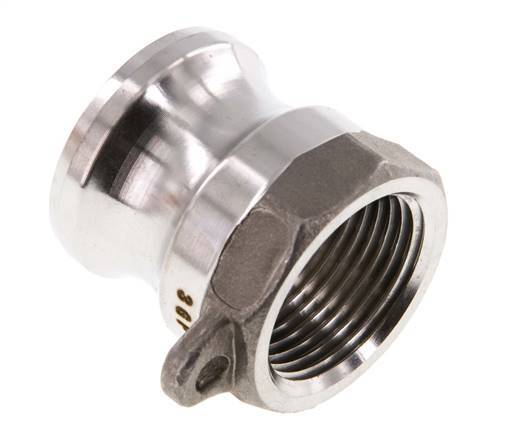 Camlock DN 20 (3/4'') Koppeling RvsRp 3/4'' met binnendraad Type A MIL-C-27487