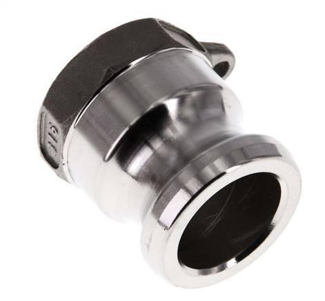 Camlock DN 25 (1'') Koppeling RvsRp 1'' met binnendraad Type A MIL-C-27487