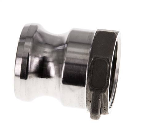 Camlock DN 25 (1'') Koppeling RvsRp 1'' met binnendraad Type A MIL-C-27487