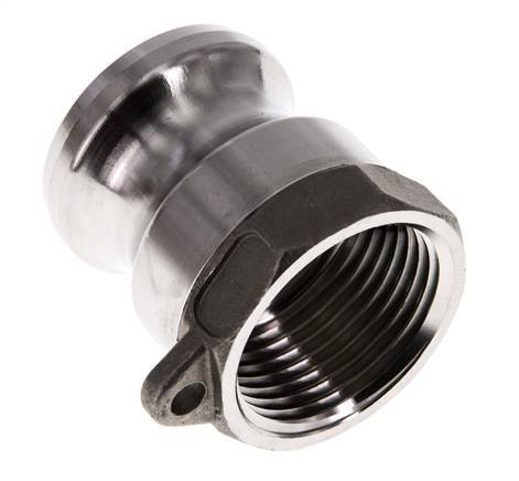 Camlock DN 25 (1'') Koppeling RvsRp 1'' met binnendraad Type A MIL-C-27487