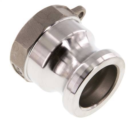 Camlock DN 32 (1 1/4'') Koppeling RvsRp 1 1/4'' met binnendraad Type A MIL-C-27487