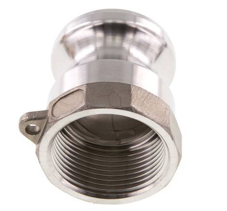 Camlock DN 32 (1 1/4'') Koppeling RvsRp 1 1/4'' met binnendraad Type A MIL-C-27487
