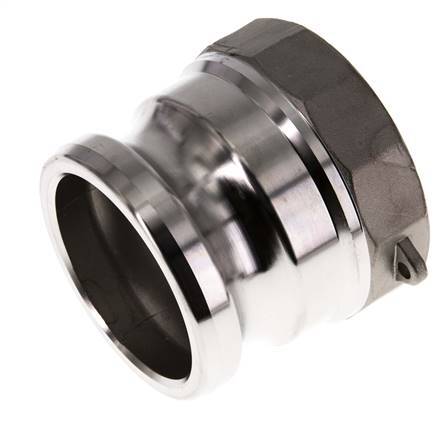 Camlock DN 60 (2 1/2'') Koppeling RvsRp 2 1/2'' met binnendraad Type A MIL-C-27487