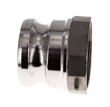 Camlock DN 60 (2 1/2'') Koppeling RvsRp 2 1/2'' met binnendraad Type A MIL-C-27487