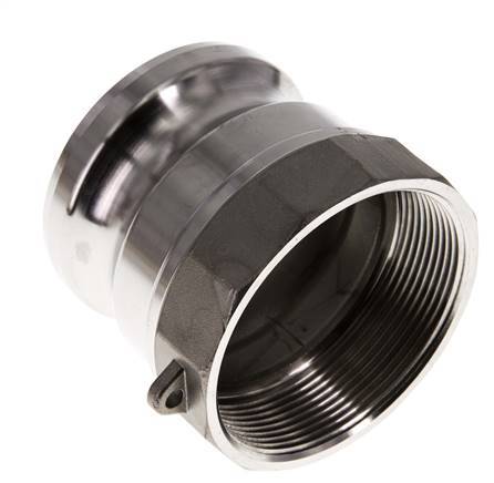 Camlock DN 60 (2 1/2'') Koppeling RvsRp 2 1/2'' met binnendraad Type A MIL-C-27487