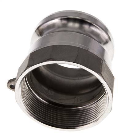 Camlock DN 60 (2 1/2'') Koppeling RvsRp 2 1/2'' met binnendraad Type A MIL-C-27487