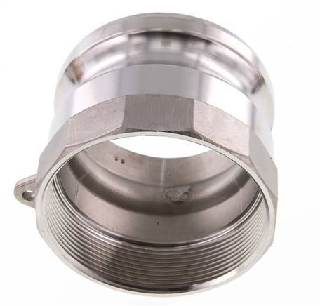 Camlock DN 75 (3'') Koppeling RvsRp 3'' met binnendraad Type A MIL-C-27487