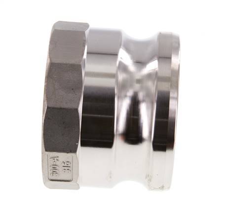 Camlock DN 75 (3'') Koppeling RvsRp 3'' met binnendraad Type A MIL-C-27487
