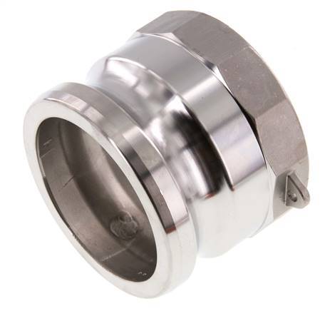 Camlock DN 75 (3'') Koppeling RvsRp 3'' met binnendraad Type A MIL-C-27487