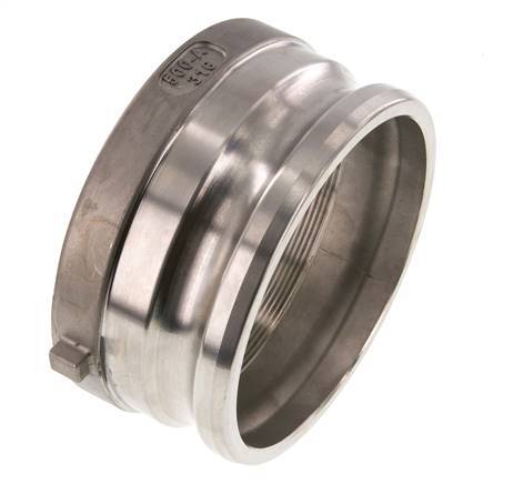 Camlock DN 120 (5'') Koppeling RvsRp 5'' met binnendraad Type A MIL-C-27487
