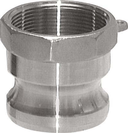 Camlock DN 140 (6'') Stainless Steel Coupling Rp 6'' Female Thread Type A MIL-C-27487