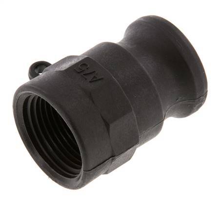 Camlock DN 20 (3/4'') Koppeling PolypropyleenRp 3/4'' met binnendraad Type A MIL-C-27487 [2 Stuks]