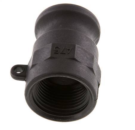 Camlock DN 20 (3/4'') Koppeling PolypropyleenRp 3/4'' met binnendraad Type A MIL-C-27487 [2 Stuks]