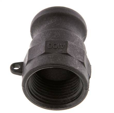 Camlock DN 25 (1'') Koppeling PolypropyleenRp 1'' met binnendraad Type A MIL-C-27487 [2 Stuks]