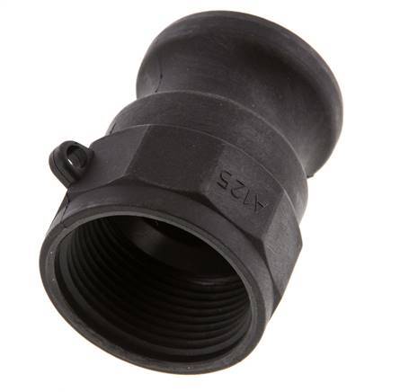 Camlock DN 32 (1 1/4'') Koppeling PolypropyleenRp 1 1/4'' met binnendraad Type A MIL-C-27487