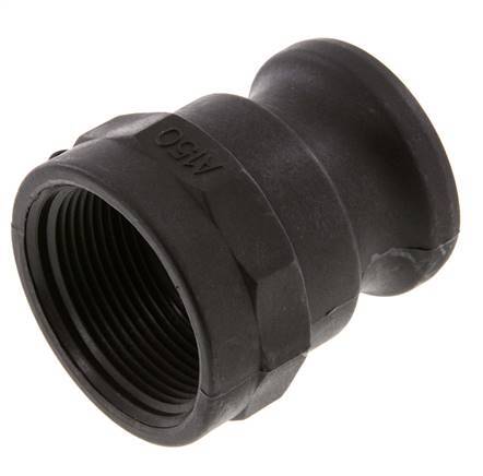 Camlock DN 40 (1 1/2'') Koppeling PolypropyleenRp 1 1/2'' met binnendraad Type A MIL-C-27487 [2 Stuks]