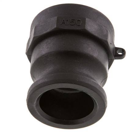 Camlock DN 40 (1 1/2'') Koppeling PolypropyleenRp 1 1/2'' met binnendraad Type A MIL-C-27487 [2 Stuks]