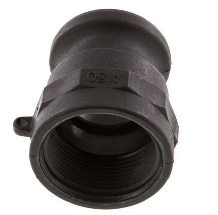 Camlock DN 40 (1 1/2'') Koppeling PolypropyleenRp 1 1/2'' met binnendraad Type A MIL-C-27487 [2 Stuks]