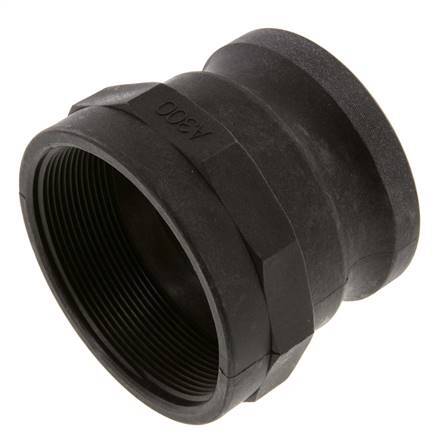 Camlock DN 75 (3'') Polypropylene Coupling Rp 3'' Female Thread Type A MIL-C-27487