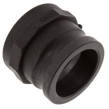 Camlock DN 75 (3'') Polypropylene Coupling Rp 3'' Female Thread Type A MIL-C-27487