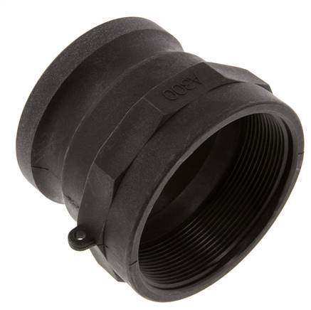 Camlock DN 75 (3'') Polypropylene Coupling Rp 3'' Female Thread Type A MIL-C-27487