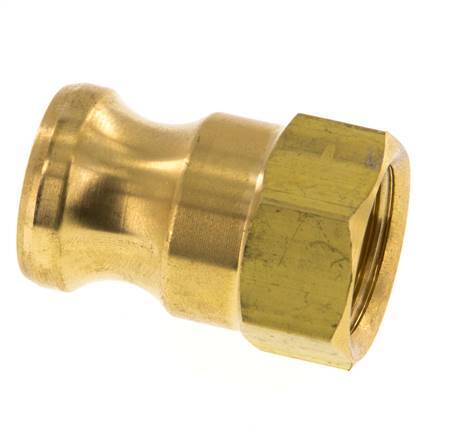 Camlock DN 15 (1/2'') Koppeling MessingRp 1/2'' met binnendraad Type A MIL-C-27487