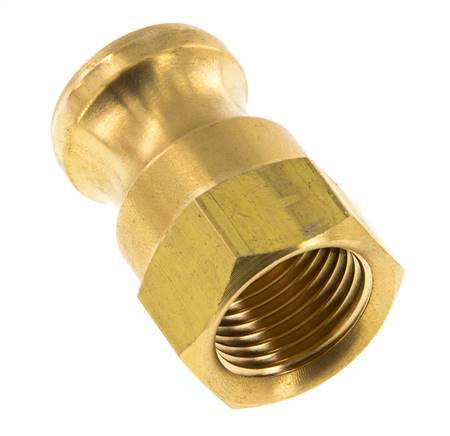 Camlock DN 15 (1/2'') Koppeling MessingRp 1/2'' met binnendraad Type A MIL-C-27487