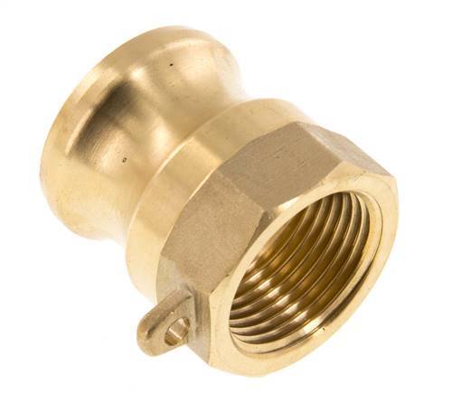 Camlock DN 20 (3/4'') Koppeling MessingRp 3/4'' met binnendraad Type A MIL-C-27487