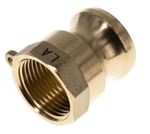 Camlock DN 25 (1'') Koppeling MessingRp 1'' met binnendraad Type A MIL-C-27487